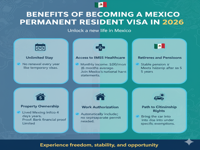 Mexico Permanent Resident Visa Benefits