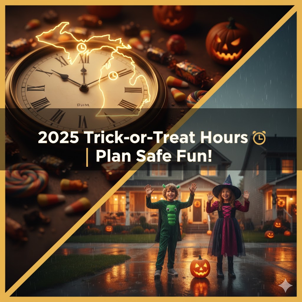 Mid-Michigan Trick-or-Treat Times
