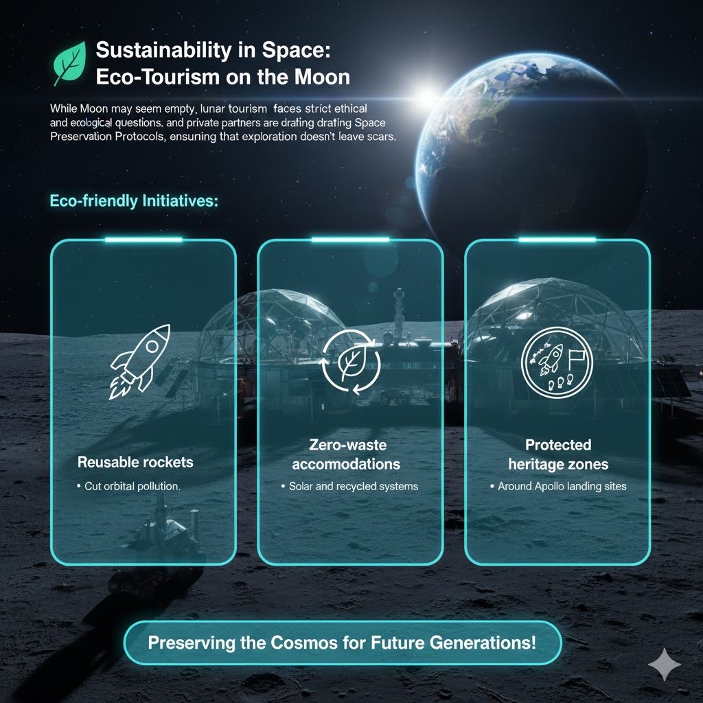 Moon Tourism - Sustainability in Space Eco-Tourism on the Moon