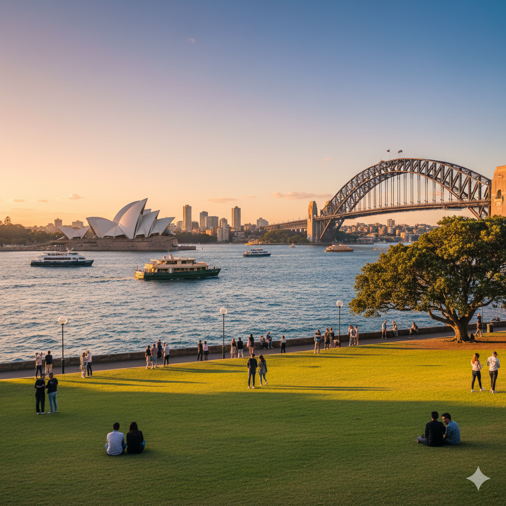 Mrs Macquarie’s Point - Australia New Year 2026