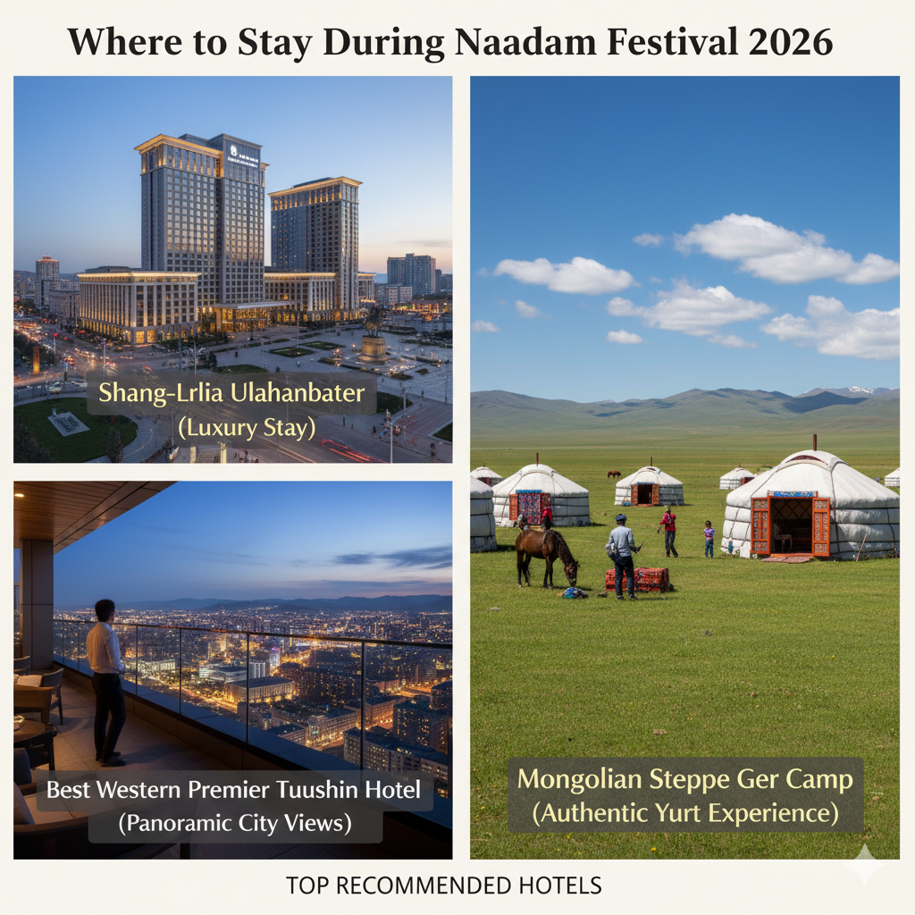 Naadam Festival 2026 Luxurious hotels and an authentic ger camp