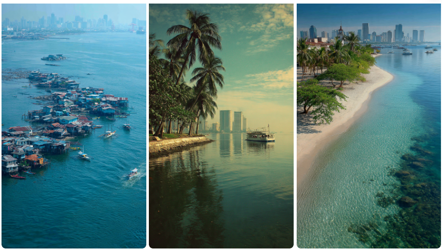 Natural Beauty of La Monja Island Manila Bay