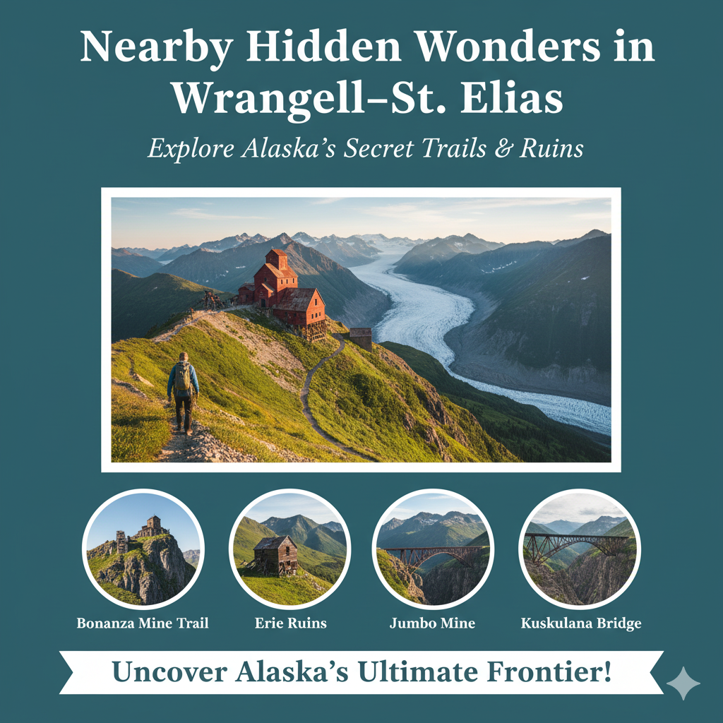 Nearby Hidden Wonders in Wrangell–St. Elias