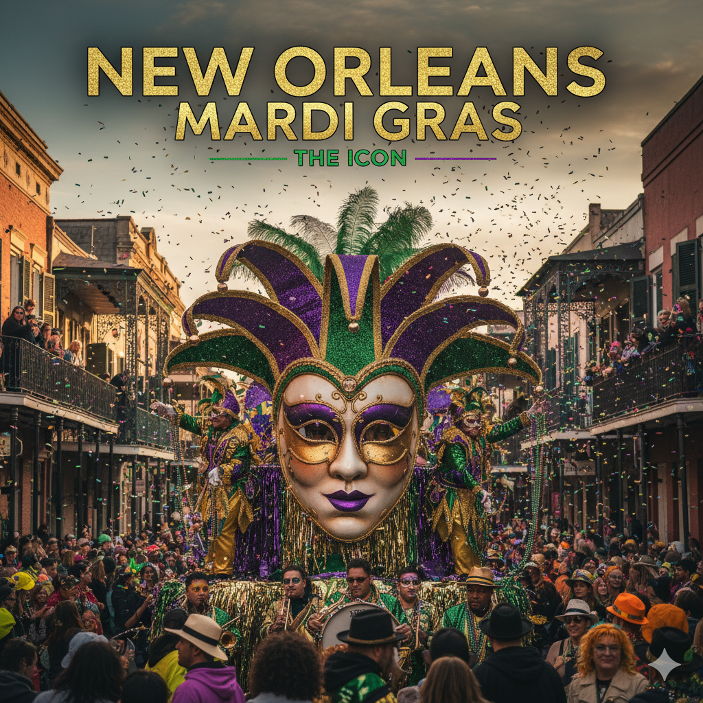 New Orleans, Louisiana – The Icon of Mardi Gras