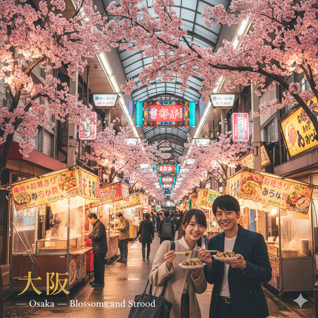 Osaka – Blossoms and Street Food - Hanami Japan 2026
