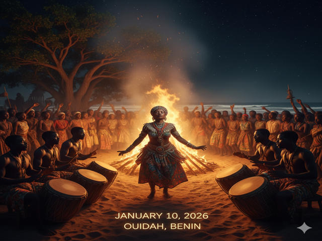 Ouidah Benin Vodun, carried by enslaved Africans