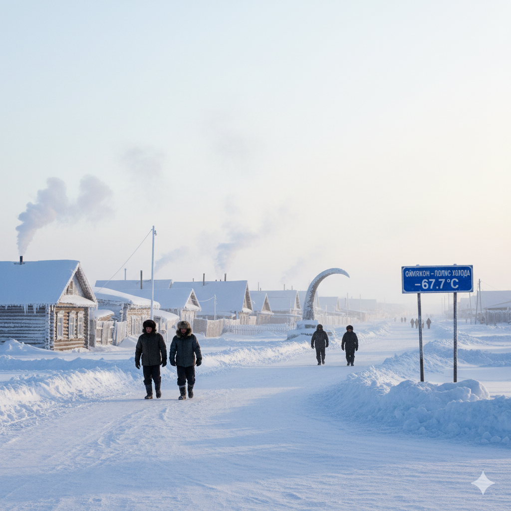 Oymyakon coldest village on Earth