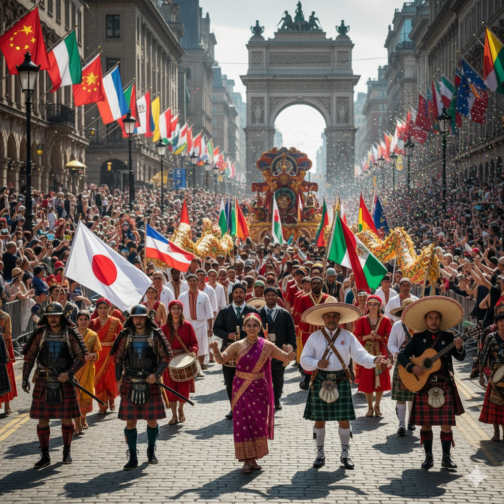 Parade of Nations Korea Travel 2026