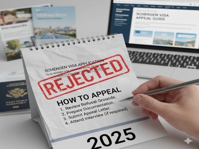 Schengen visa rejection 2025 passport stamp