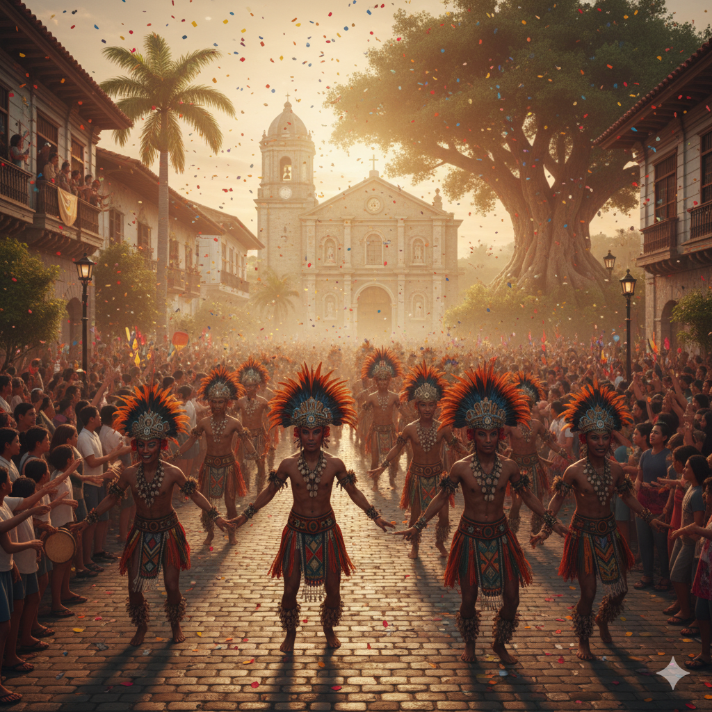 Philippines Ancient tribal culture and faith-based celebration
