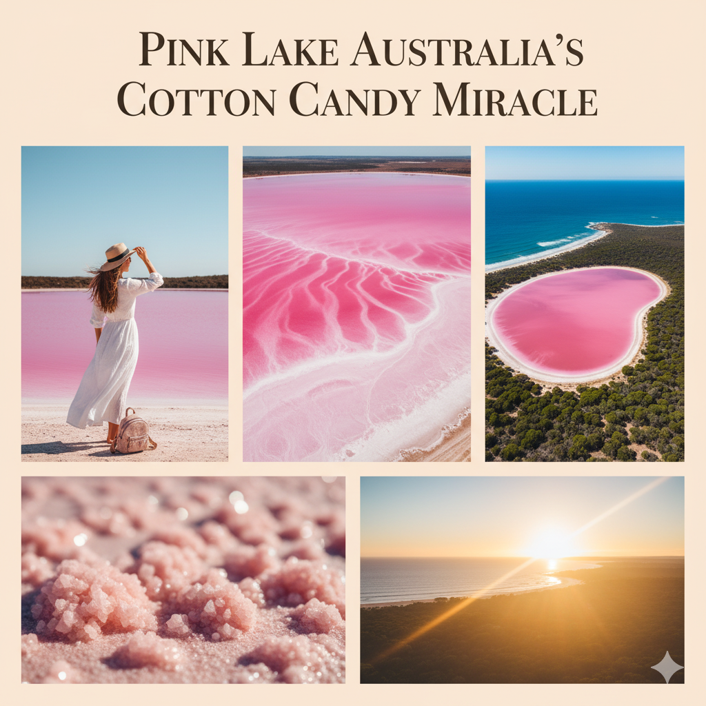 Pink Lake Australia’s Cotton Candy Miracle