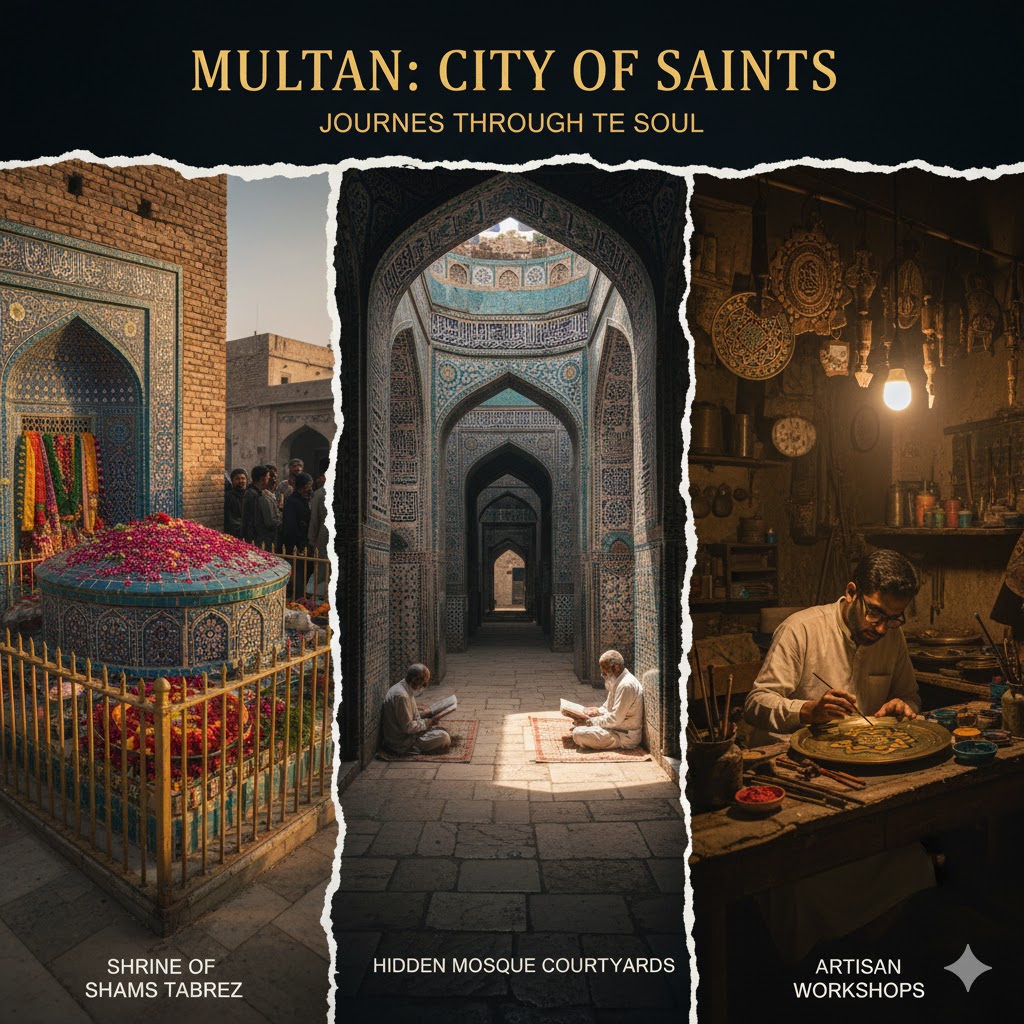 Pir Baba Shams Tabrez corner shrine, Tiny mosques and courtyards