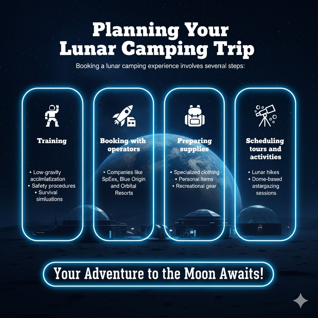 Planning Your Lunar Camping Trip Booking a lunar camping