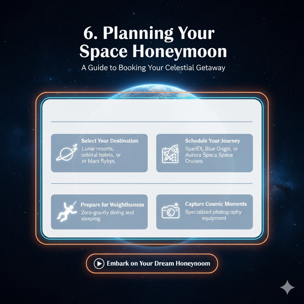 Planning Your Space Honeymoon
Booking