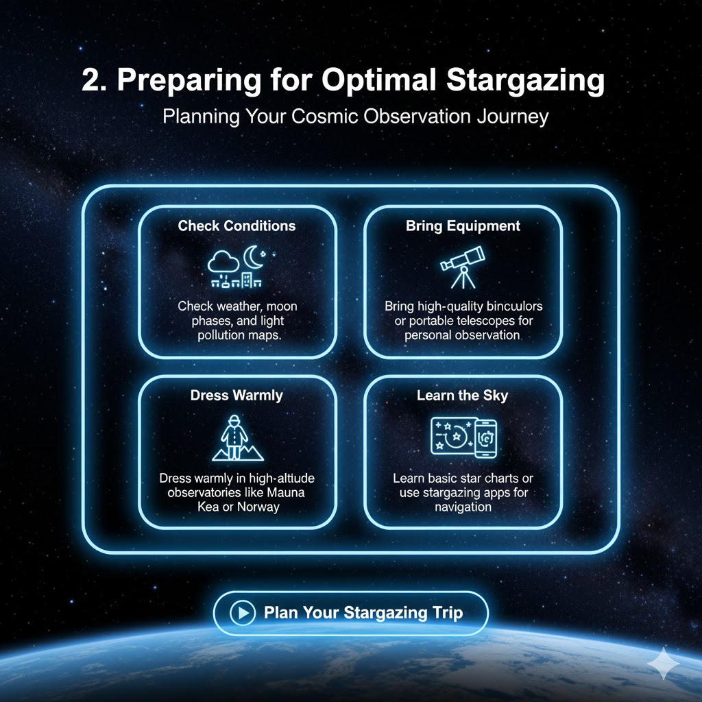 Preparing for Optimal Stargazing
Planning