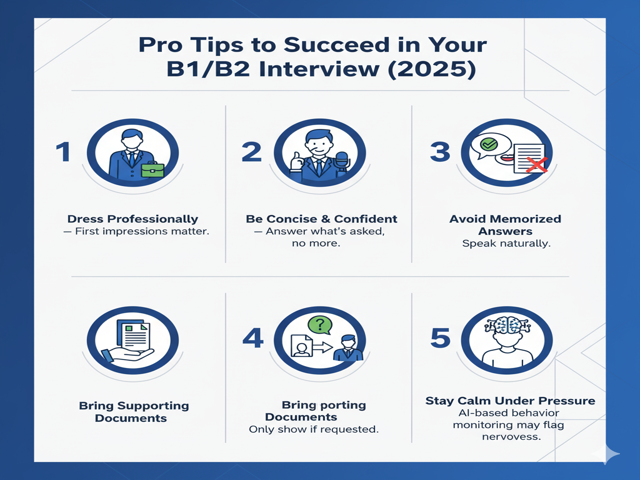 Pro Tips to Succeed in Your B1/B2 Interview