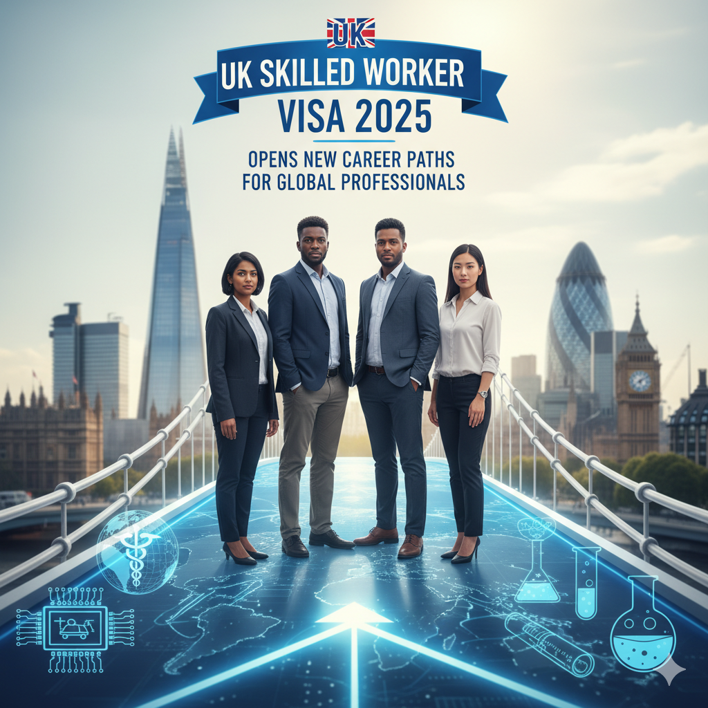 UK Skilled Worker Visa 2025 salary update professionals in London