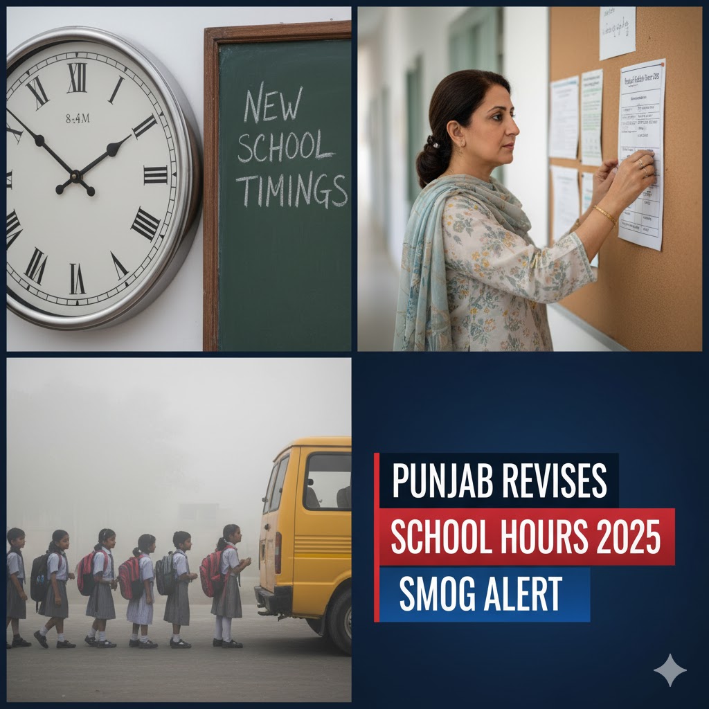 Punjab School Timings Smog 2025