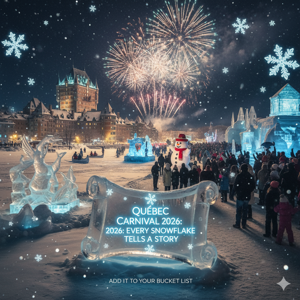 Quebec Winter Carnival magical festival