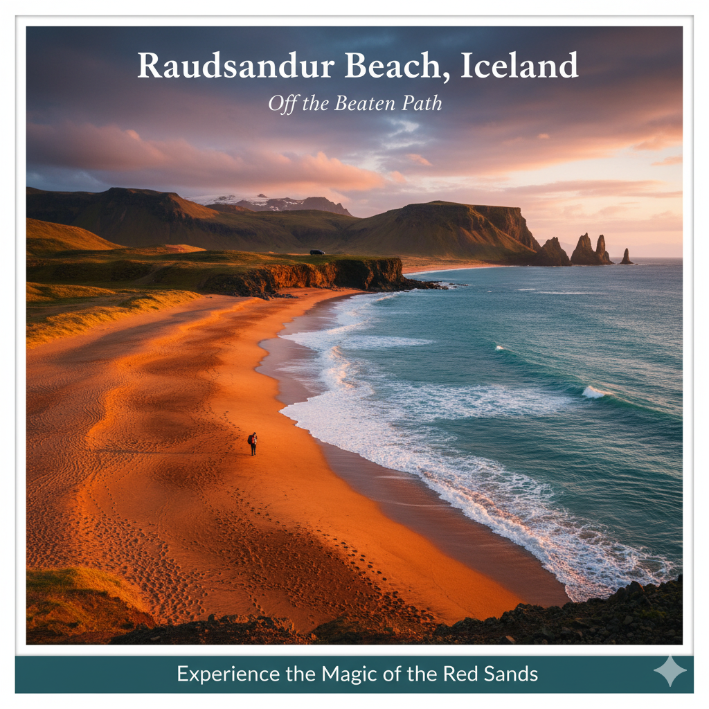 Rauðasandur Beach Iceland off the beaten path red sands