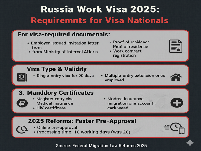 Requirements for Visa Nationals