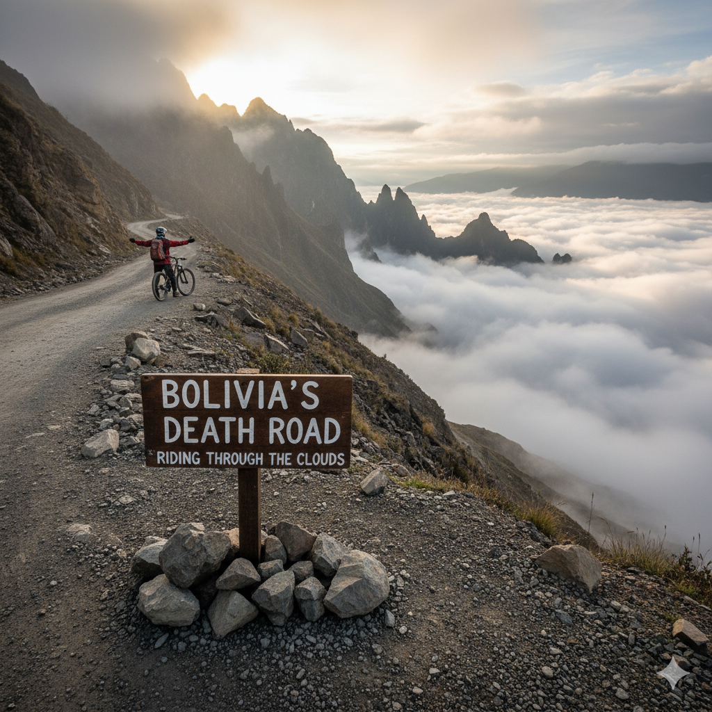 Riding through the clouds on Bolivia’s Death Road 