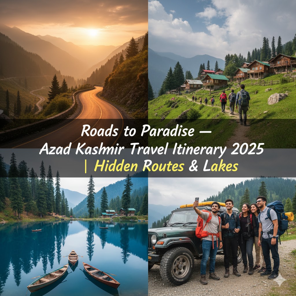 Azad Kashmir Travel Itinerary 2025 Best Routes, Permits Road Map