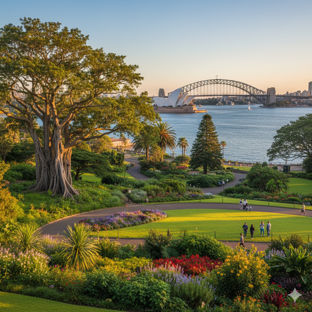 Royal Botanic Garden in Sydney