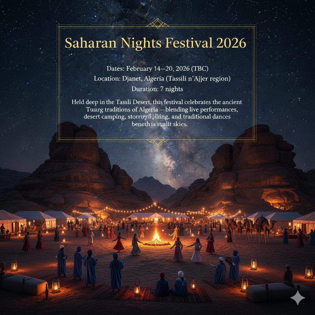 Saharan Nights Festival 2026 Dates, Location