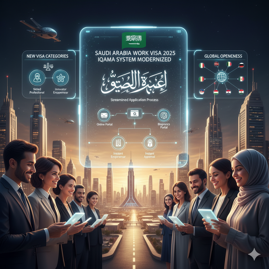 Saudi Arabia Work Visa 2025 and Iqama system