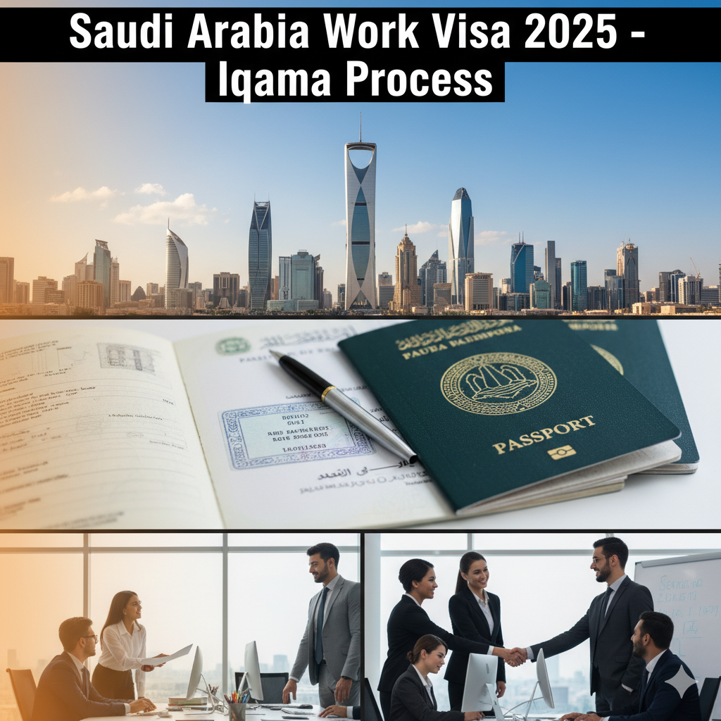 Saudi Arabia Work Visa 2025 – Iqama Process