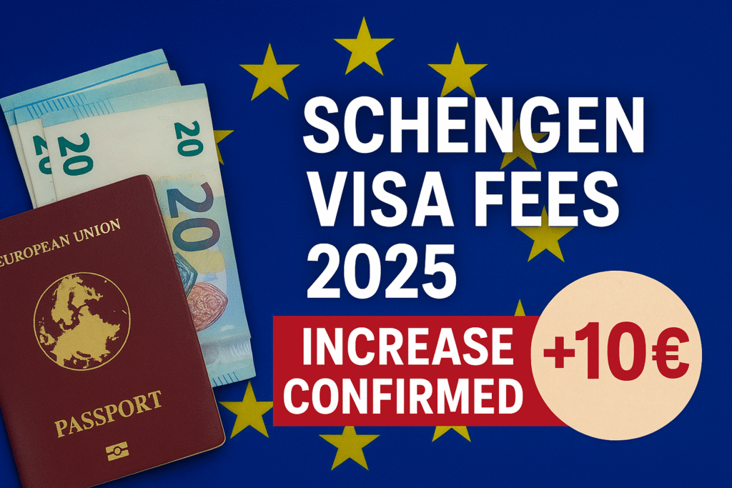 Schengen Visa Fee Increase 2025