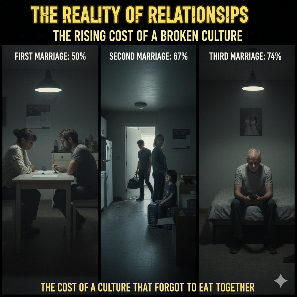 Silent kitchen reality of relationship