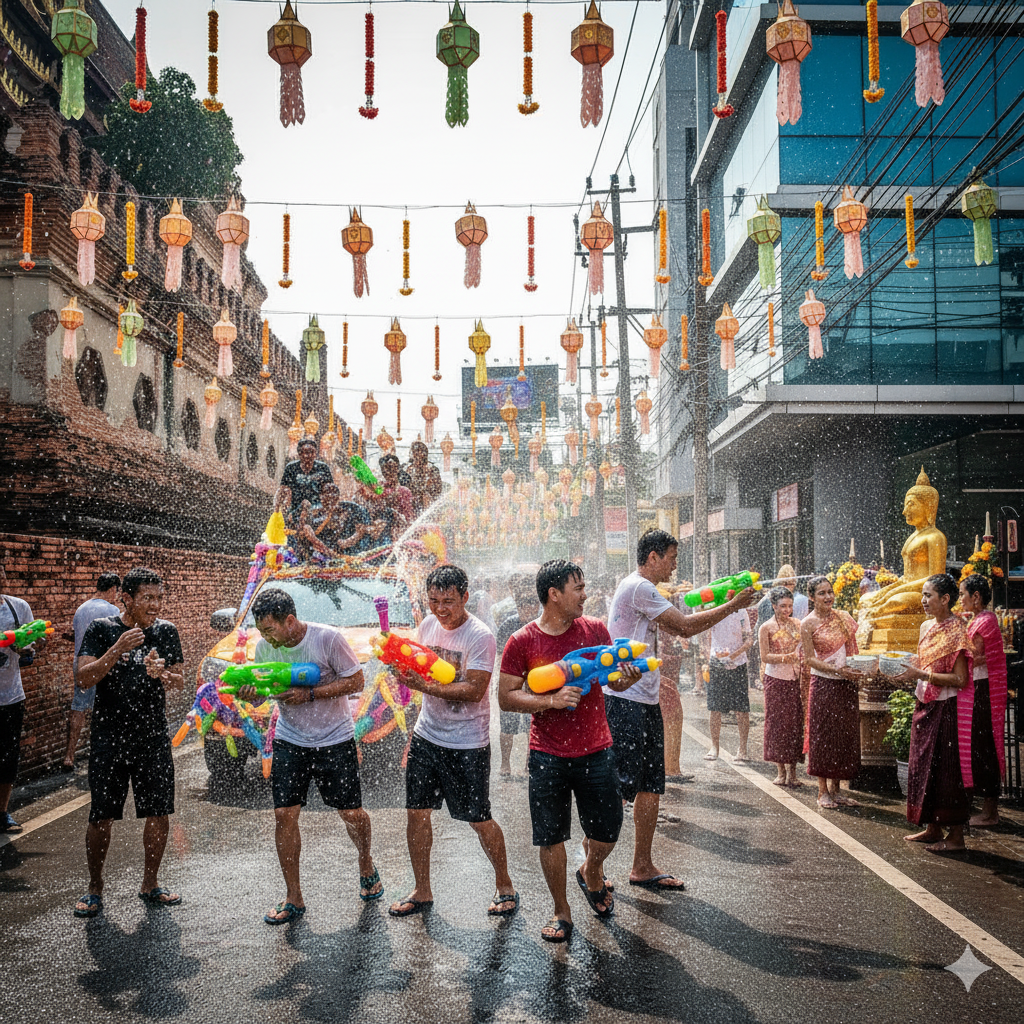 Songkran Thailand - Chiang Mai – Traditional Meets Modern