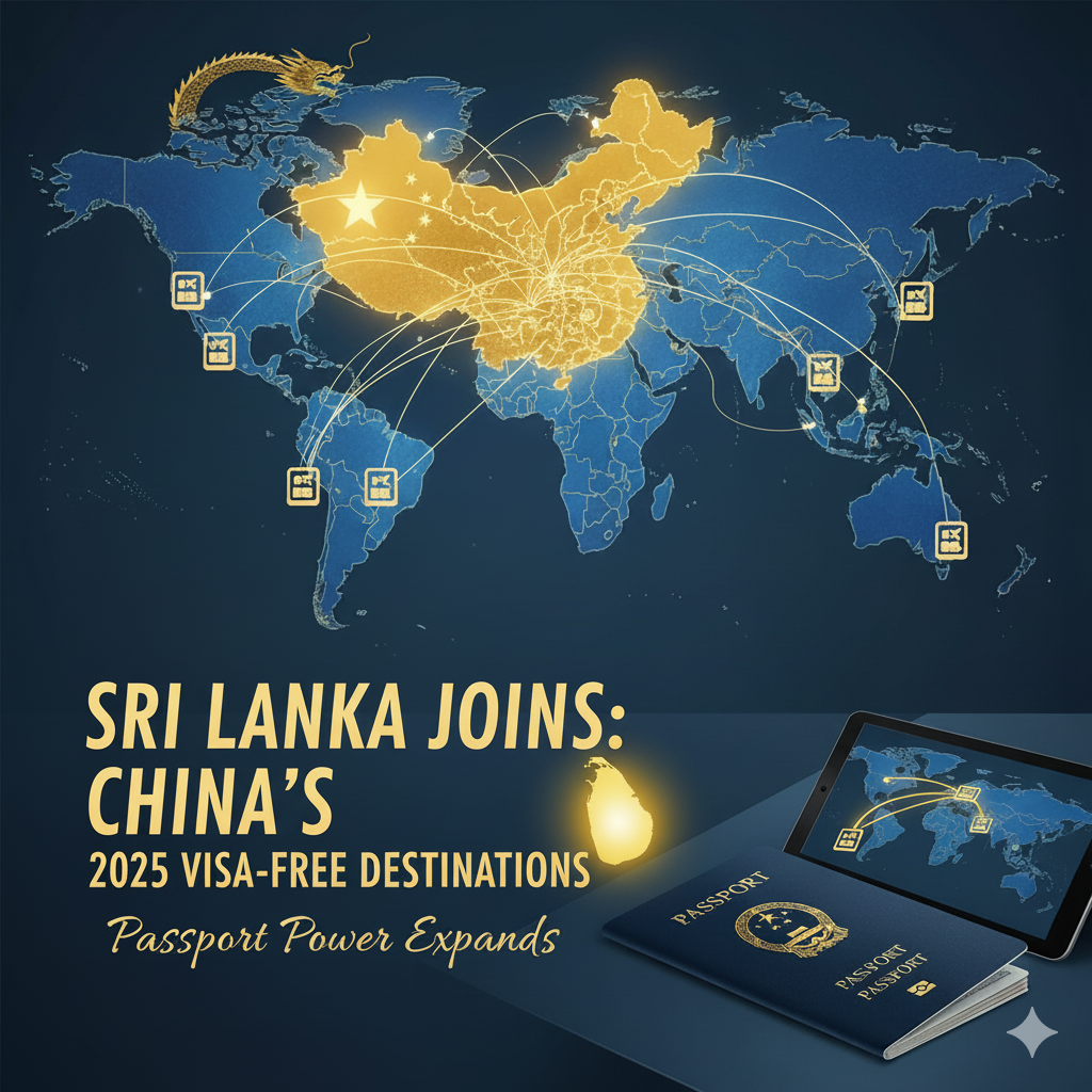 Sri Lanka visa-free Chinese visitors 2025
