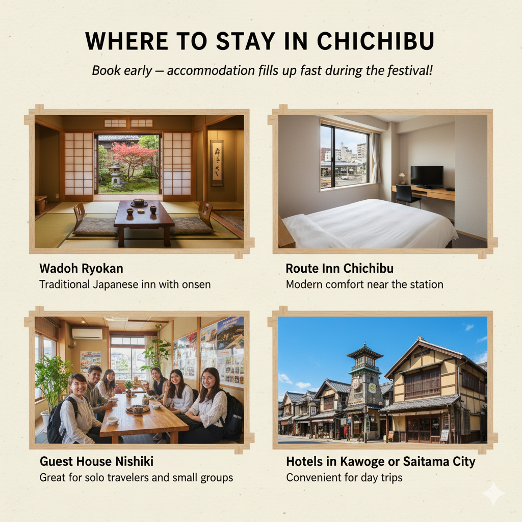 Stay in Chichibu During Chichibu Night Festival 2026