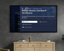 Streaming app interface showing classic music channels replacing MTV Classic