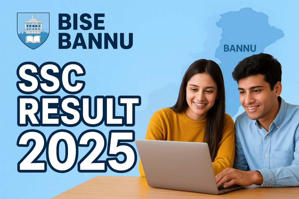 BISE Bannu Result 2025 online check by roll number