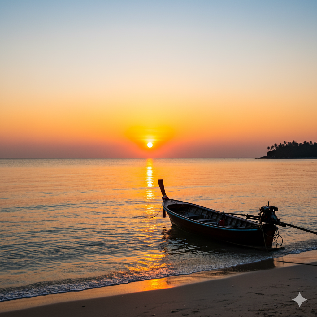 Sunrise Over the Gulf of Thailand