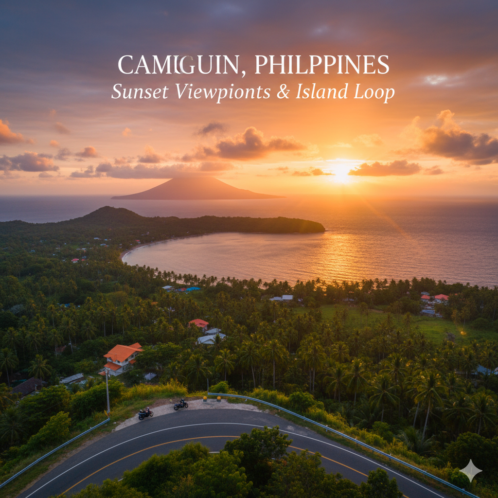 Camiguin sunset view island loop photography
