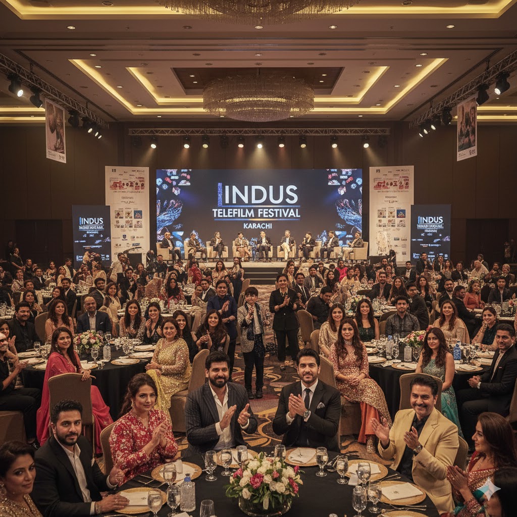 Television directors and actors gathered at Indus Telefilm Festival in Karachi.