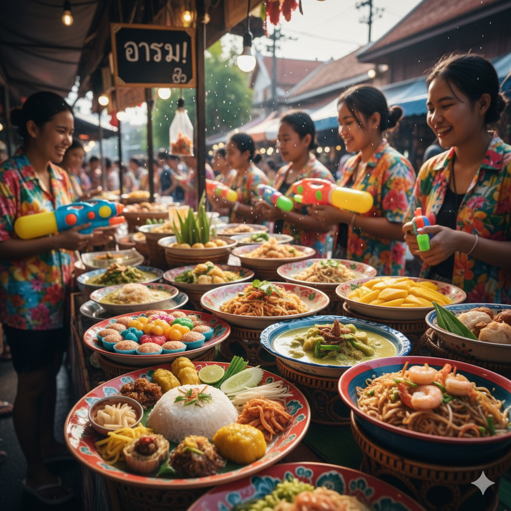 Thai Foods During Songkran Festival 2026
