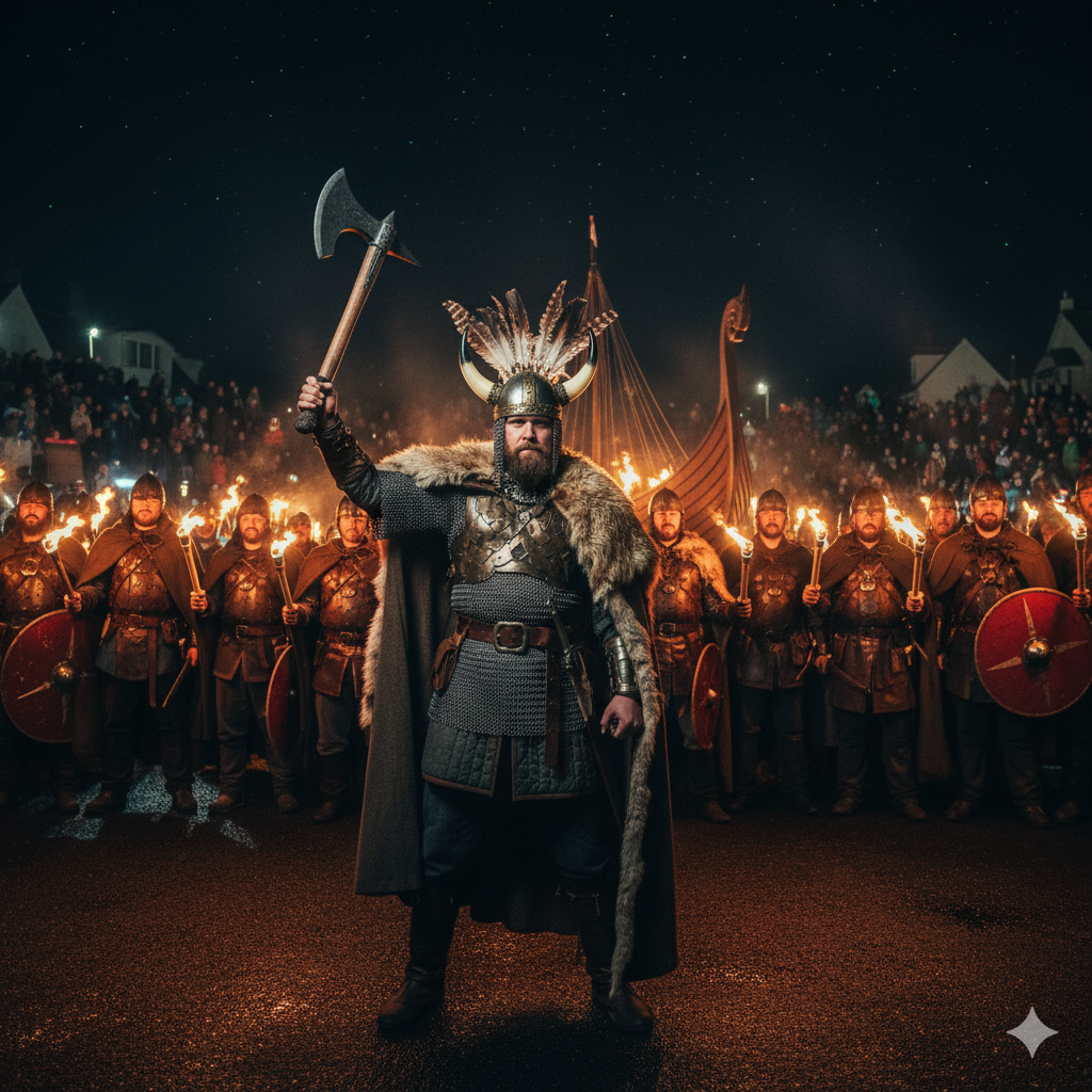 The Guizer Jarl and His Viking Squad