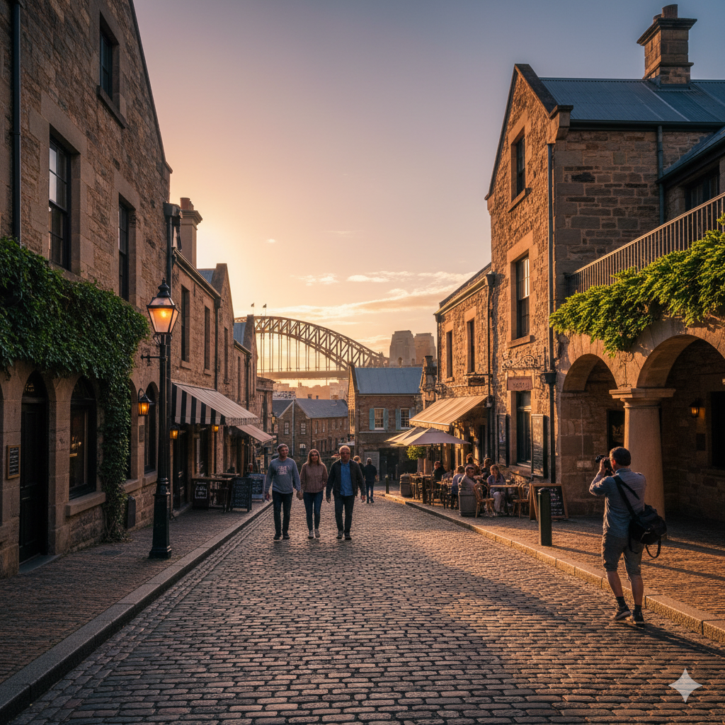 The Rocks in Sydney