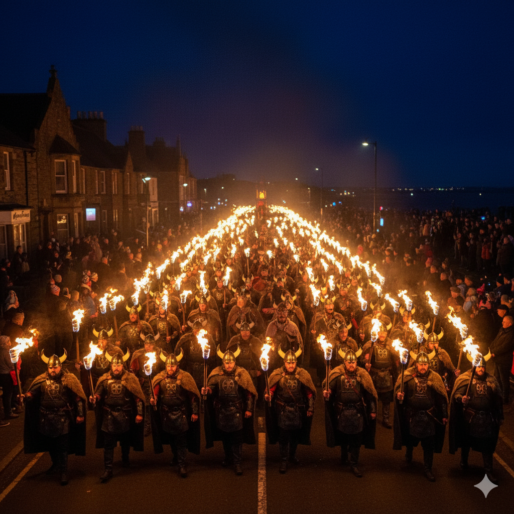Torchlight Procession - Lerwick
