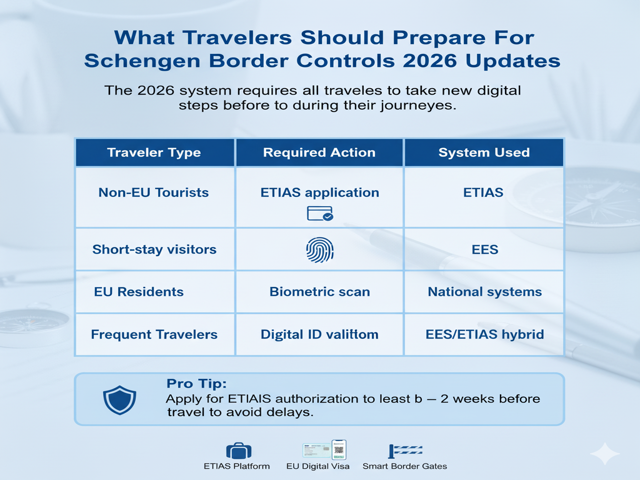 Travelers Should Prepare For Schengen Border Controls 2026