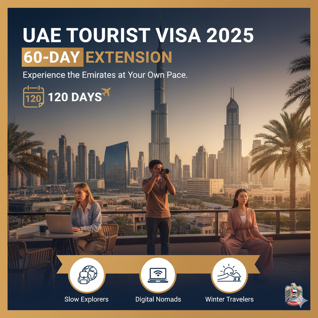 UAE Tourist Visa 2025 60-Day Extension