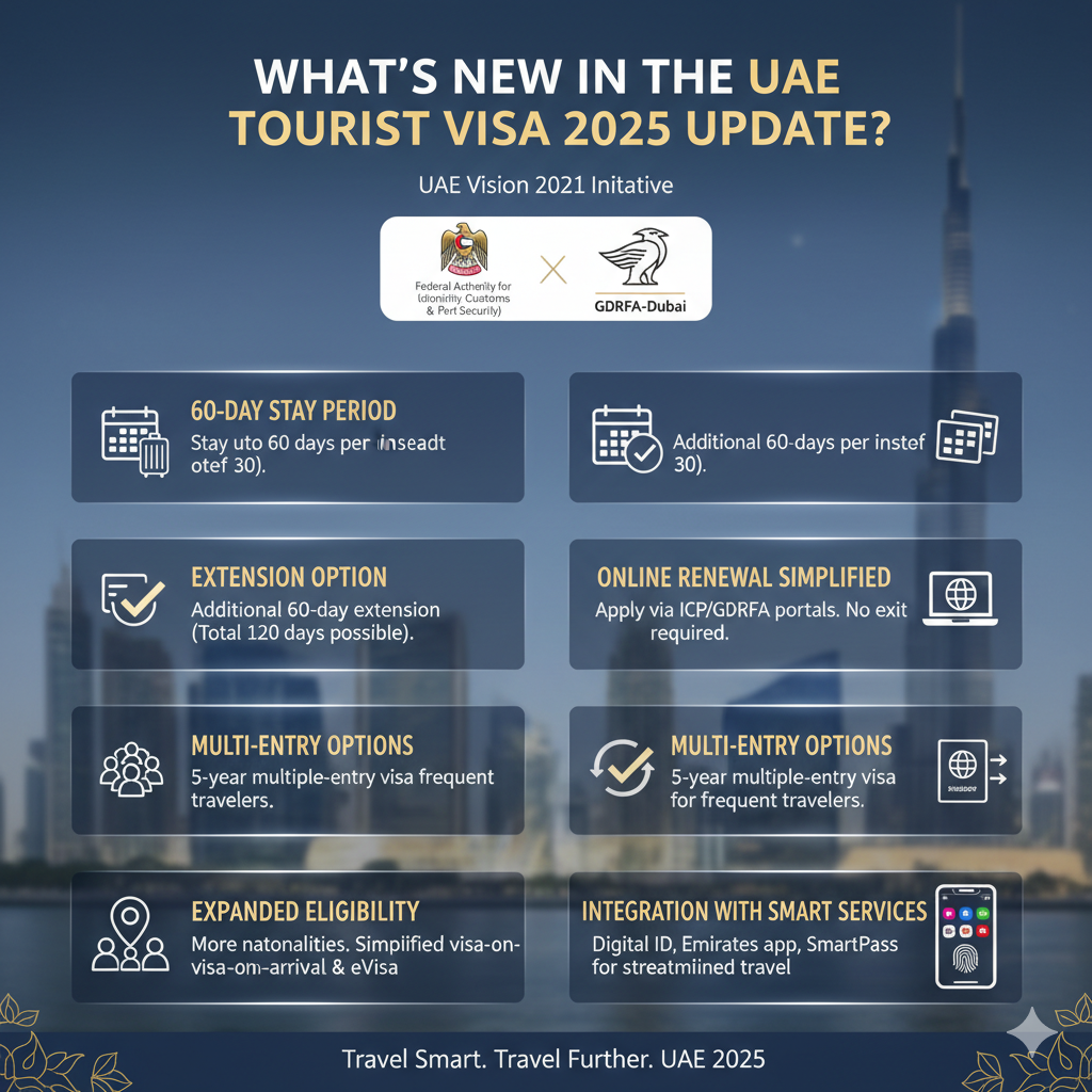 UAE Tourist Visa 2025 New Update