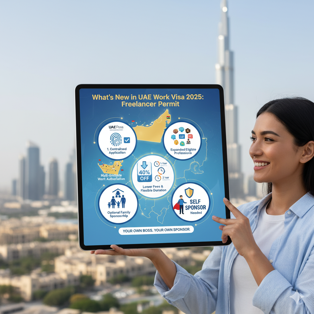 UAE Work Visa 2025 Freelancer Permit changes