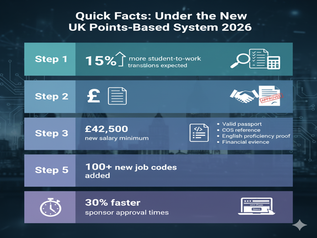 UK Points-Based System 2026 Quick Facts